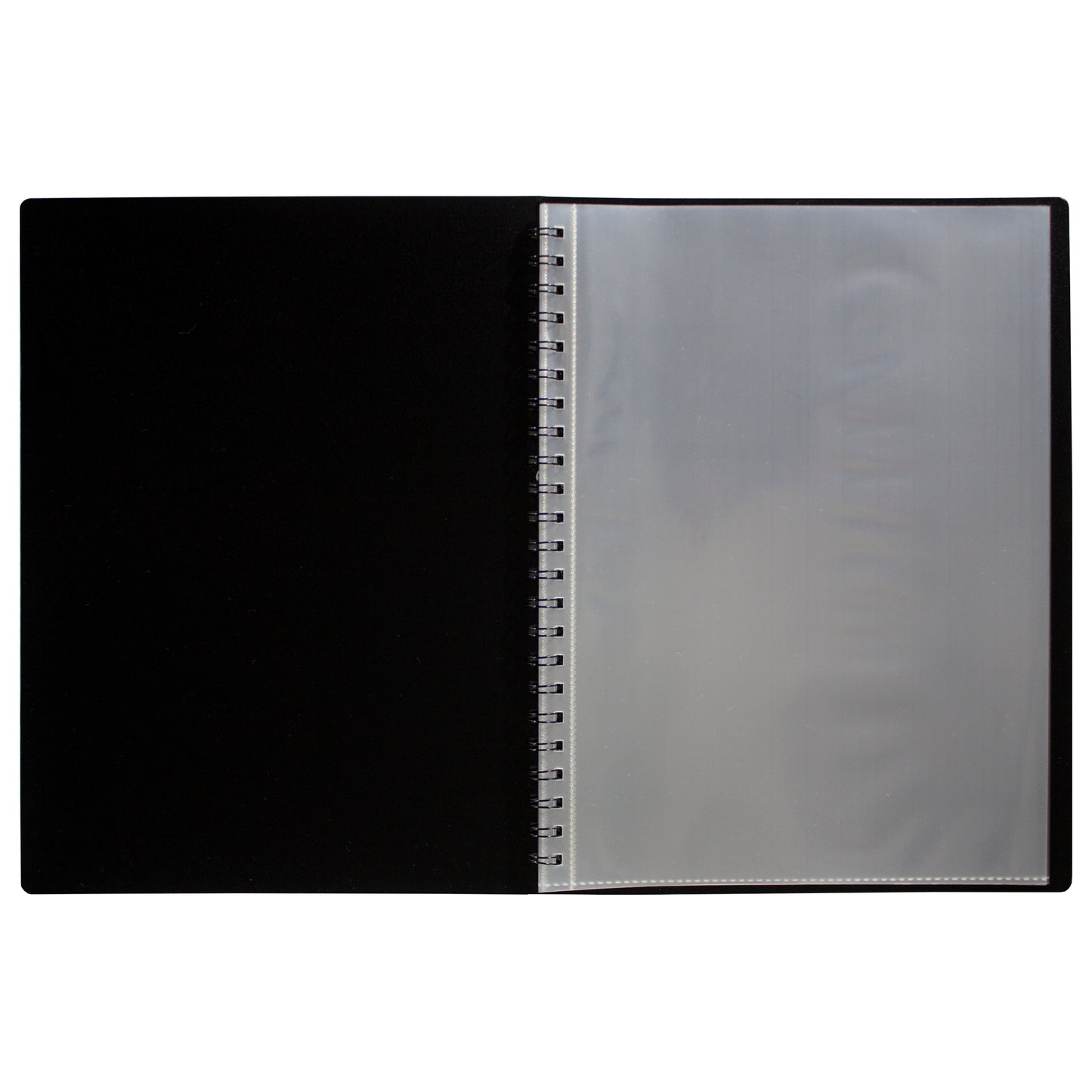 A5 90% Recycled 40 Pocket Fold Flat Spiral Display Book