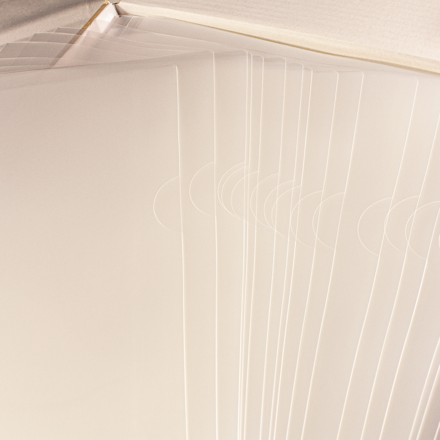 A4 50% Recycled Box 100 Clear Tidy Files