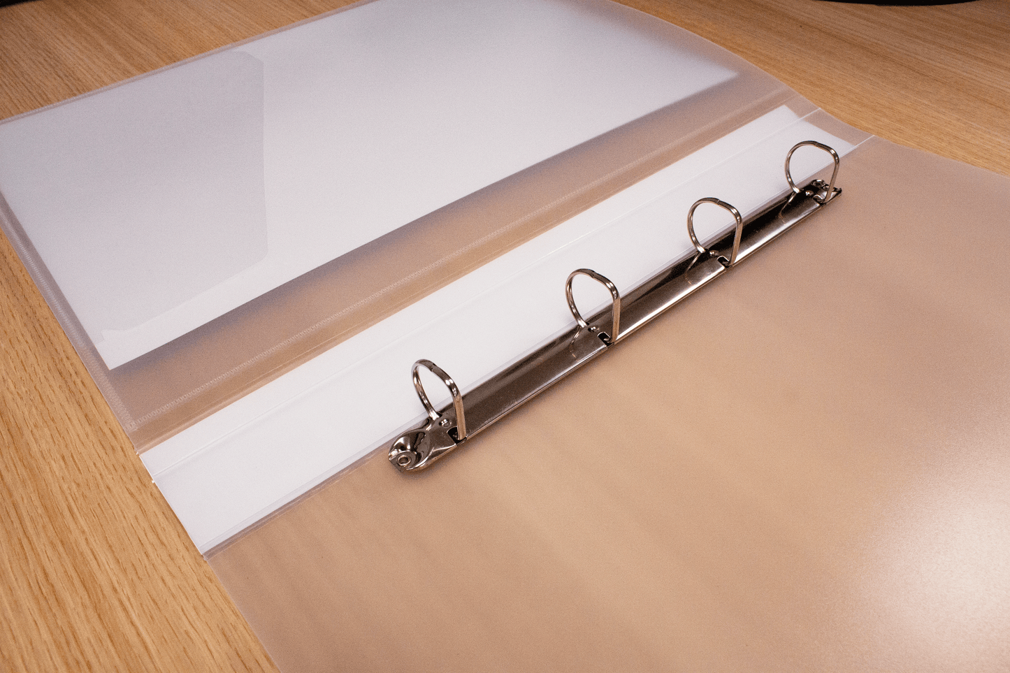 A3 95% Recycled Clear Presentation 4 Ring Portrait Binder