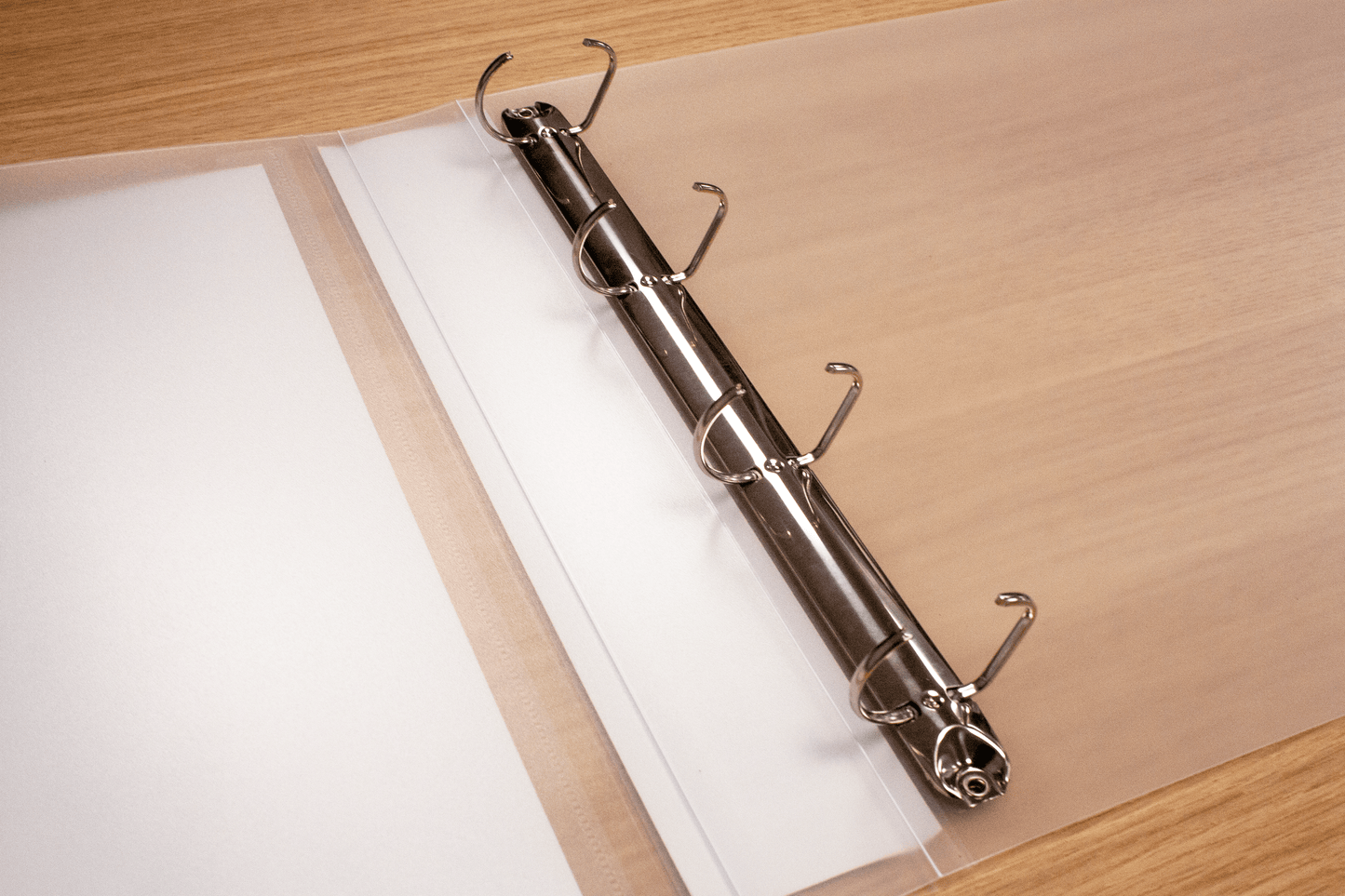 A3 95% Recycled Clear Presentation 4 Ring Landscape Binder