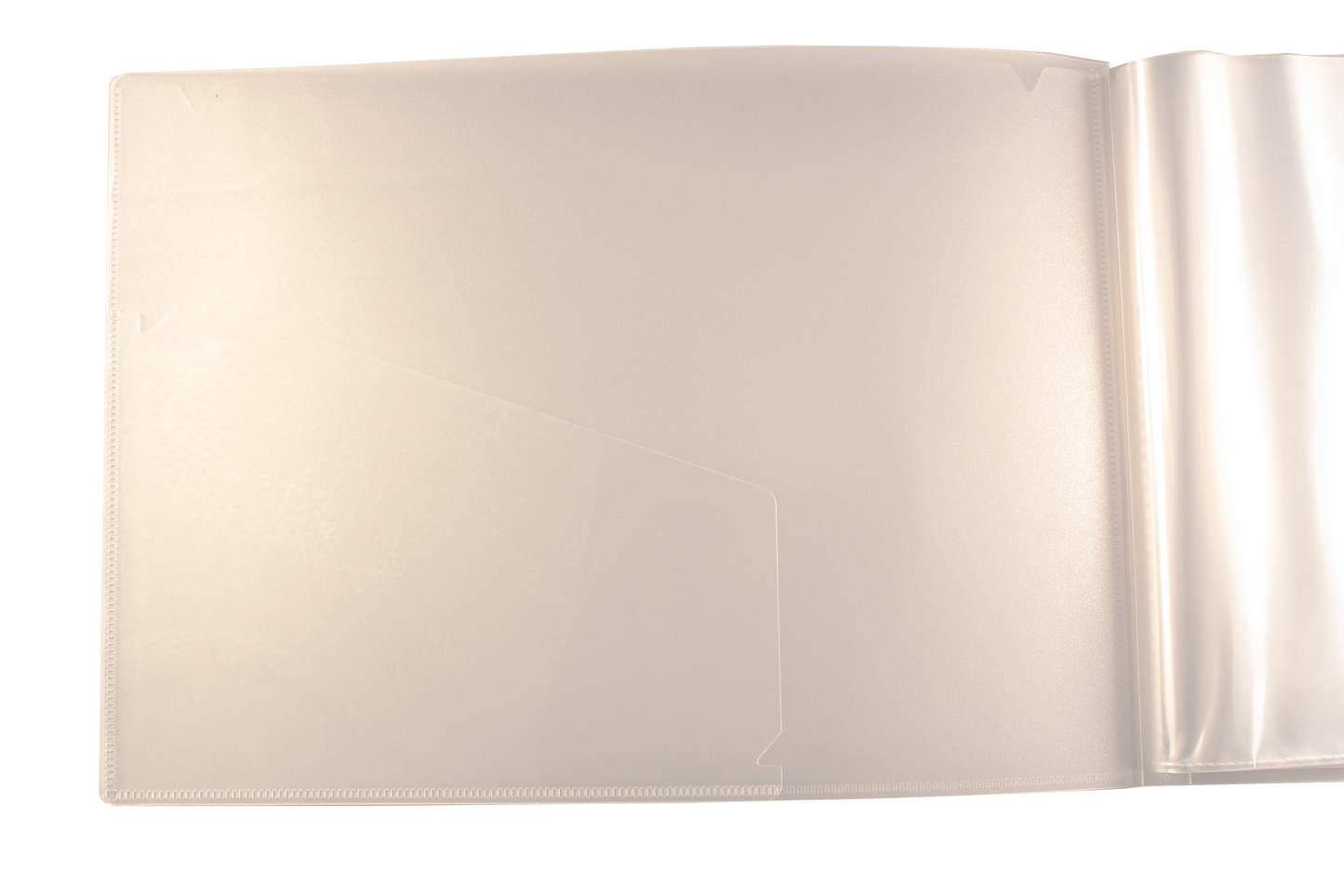 A4 50% Recycled Clear 20 Pocket Landscape Presentation Display Book