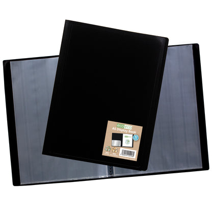 A5 100% Recycled 40 Pocket Flexicover Display Book