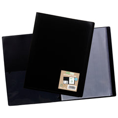 A4 100% Recycled 40 Pocket Flexicover Display Book