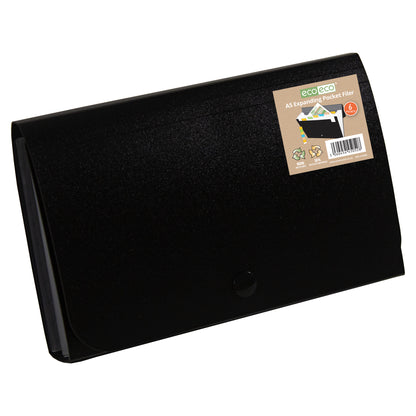A6 50% Recycled 6 Pocket Expanding File