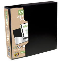 A4 50% Recycled 100 Pocket Presentation Display Book and Box