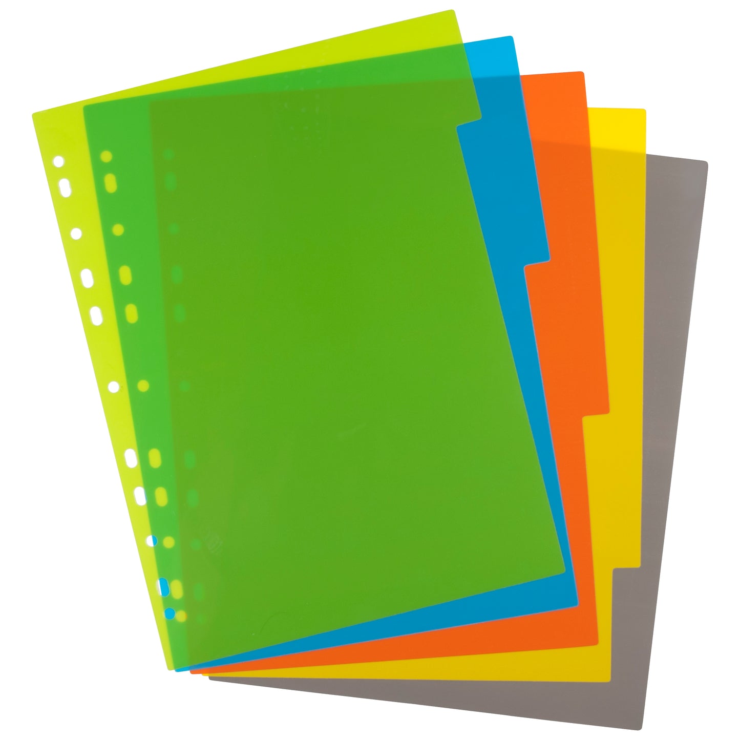 A4 50% Recycled Set 5 Index File Dividers