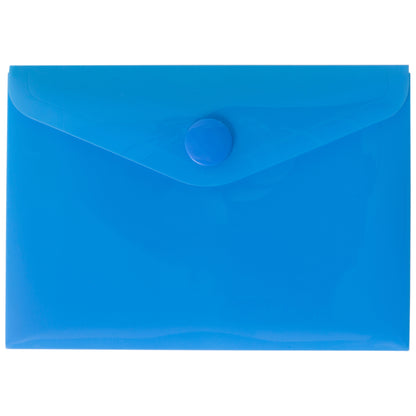 Pack 5 A7 50% Recycled Colour Press Stud Wallets