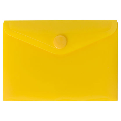 Pack 5 A7 50% Recycled Colour Press Stud Wallets