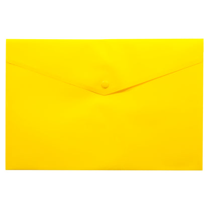 Pack 5 A3 50% Recycled Colour Press Stud Wallets