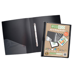A3 95% Recycled Presentation 4 Ring Portrait Binder