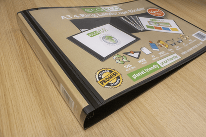 A3 95% Recycled Presentation 4 Ring Landscape Binder