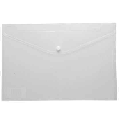 Pack 5 A4 50% Recycled Press Stud Wallets