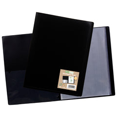 A4 100% Recycled 60 Pocket Flexicover Display Book