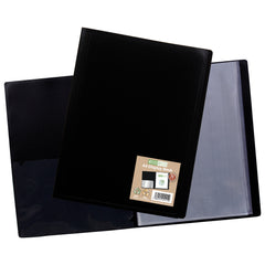A4 100% Recycled 80 Pocket Flexicover Display Book