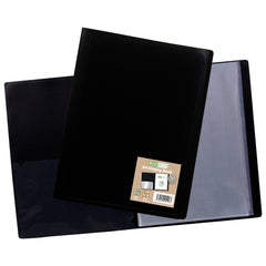 A4 100% Recycled 100 Pocket Flexicover Display Book