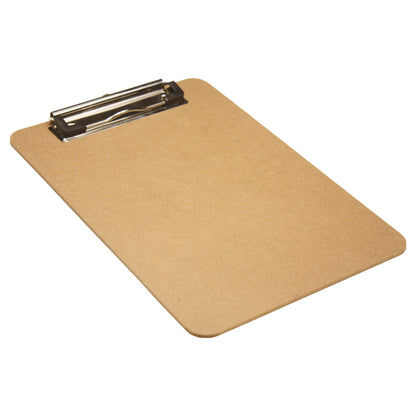 A4 80% Recycled Low Profile Clip Masonite Clipboard
