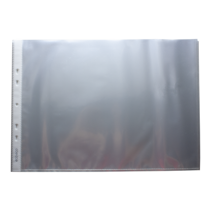 A4 100% Recycled Bag 50 Landscape Multi Punched Pockets