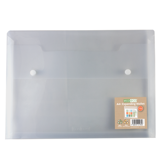 A4+ 100% Recycled Expanding 2 Stud Wallet