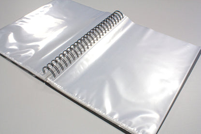 A4 90% Recycled 80 Pocket Fold Flat Spiral Display Book