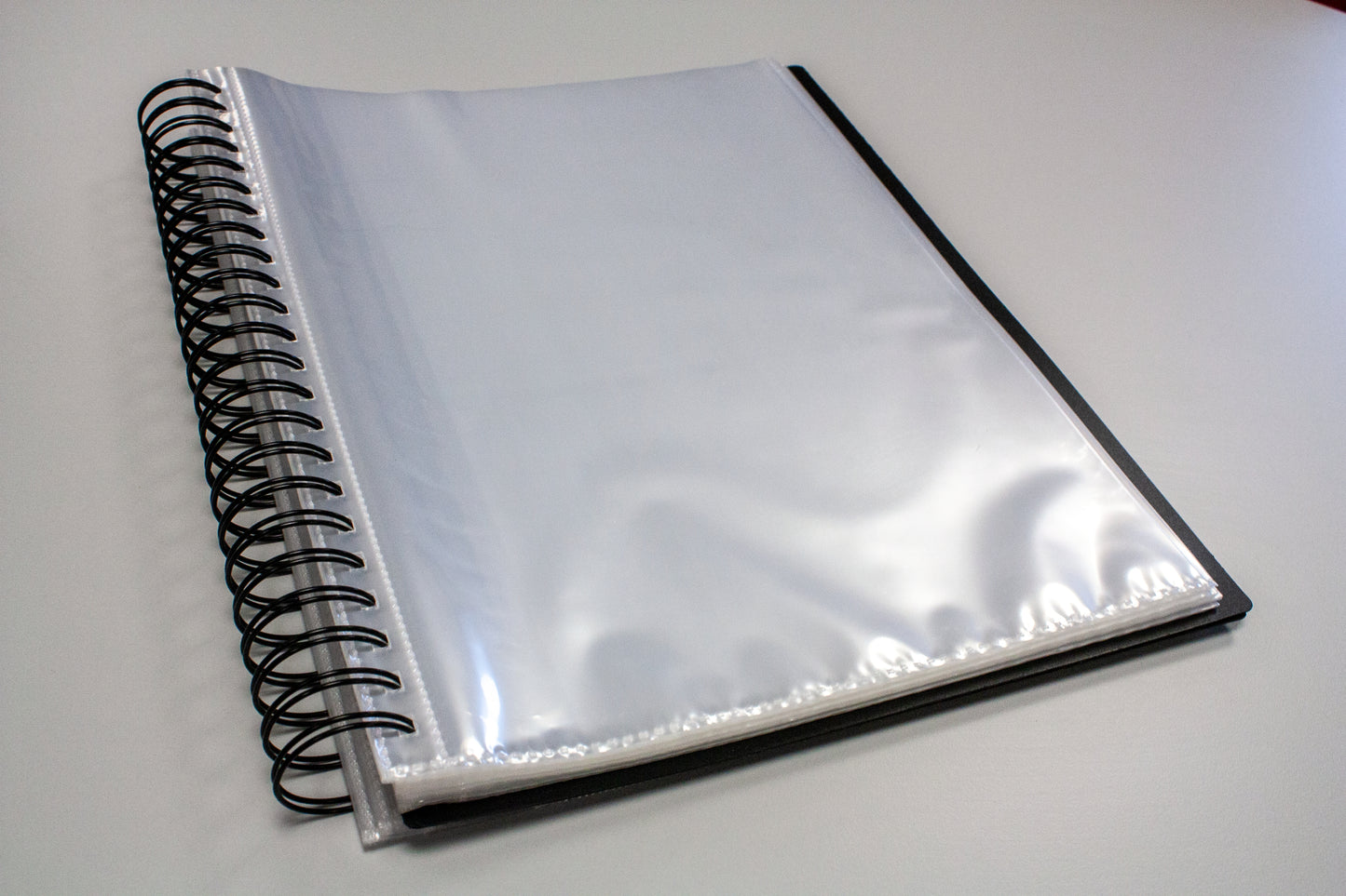 A4 90% Recycled 80 Pocket Fold Flat Spiral Display Book