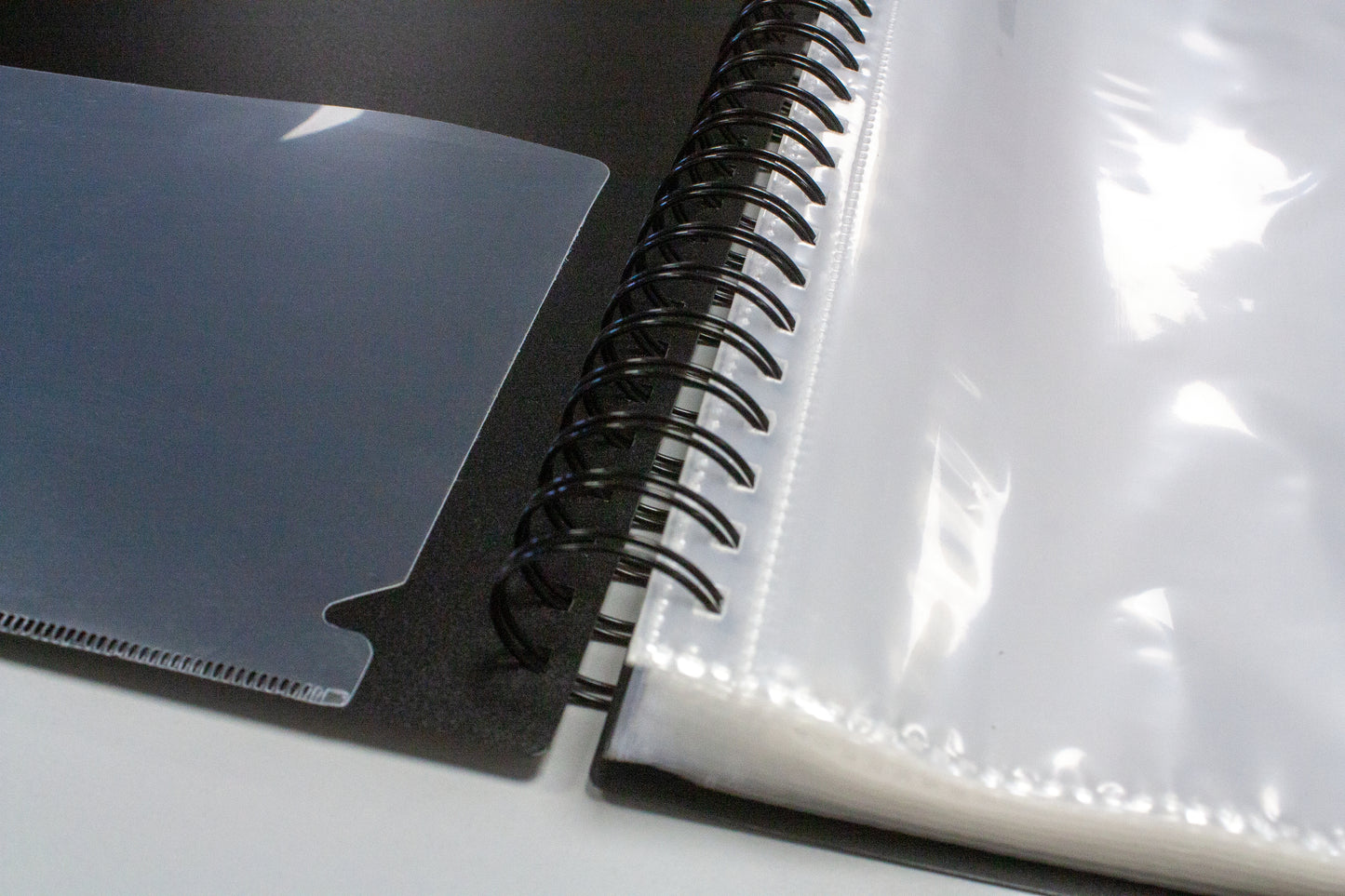 A4 90% Recycled 80 Pocket Fold Flat Spiral Display Book