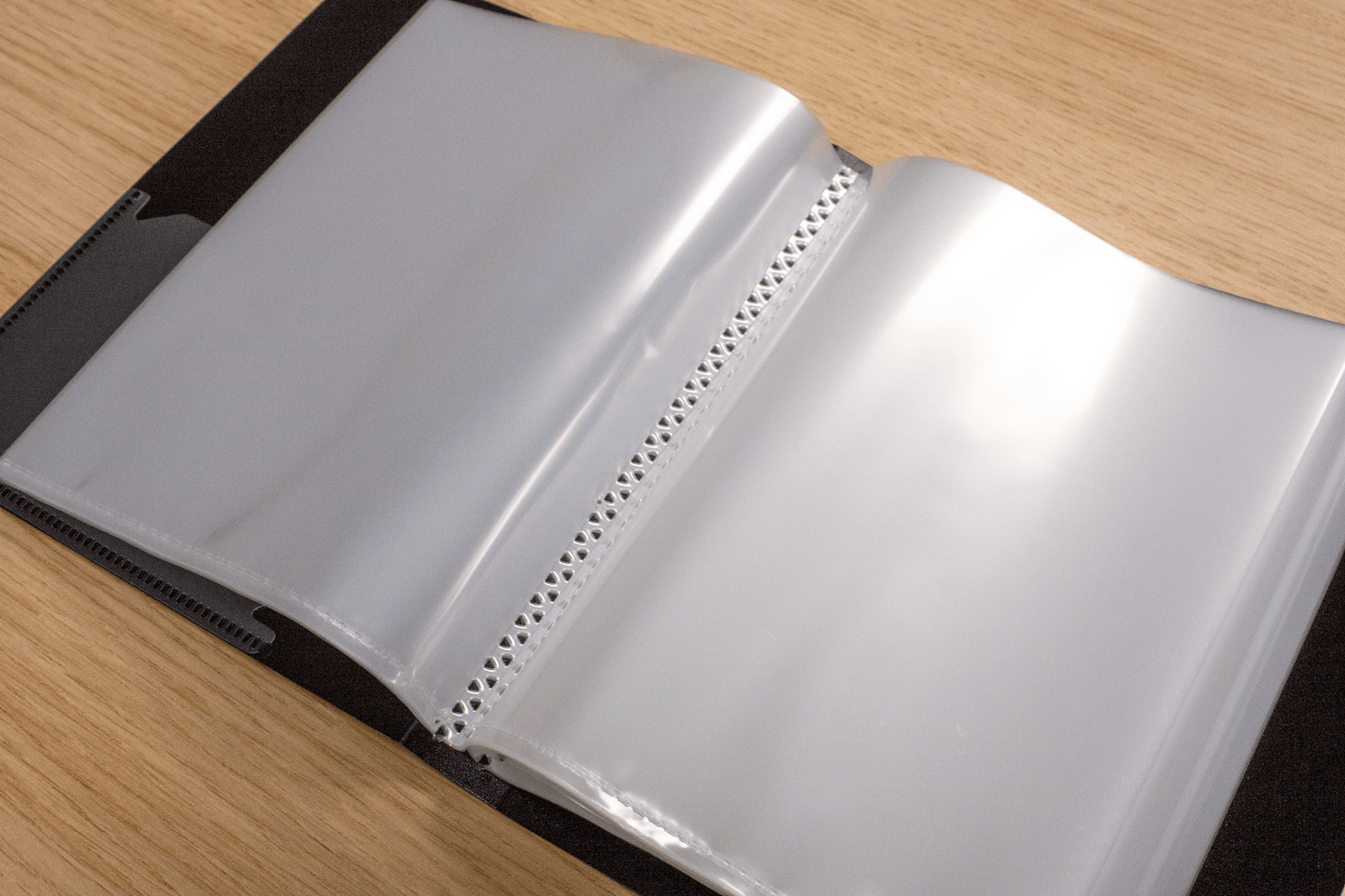 A6 50% Recycled Black 40 Pocket Presentation Display Book