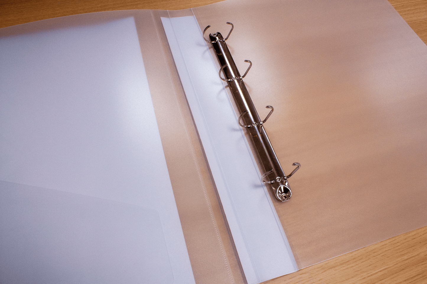 A3 95% Recycled Clear Presentation 4 Ring Portrait Binder
