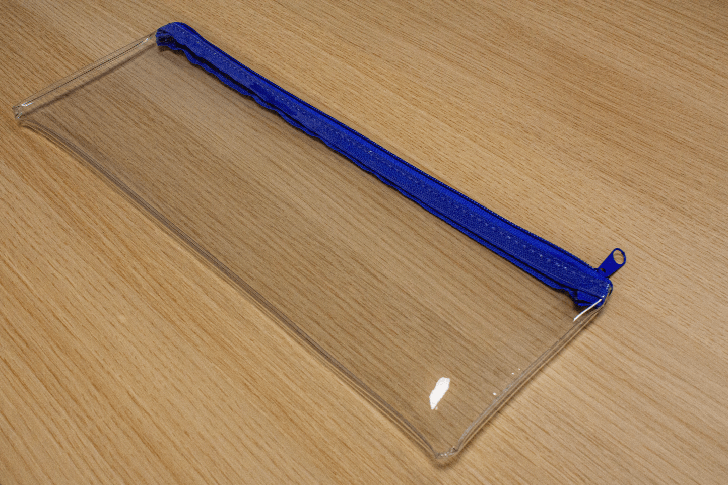 Clear PVC Flat Pencil Case - 33x12.7cm