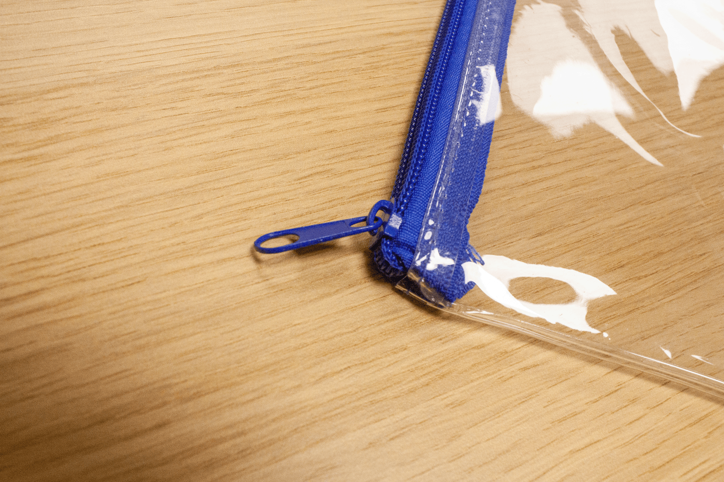 Clear PVC Flat Pencil Case - 33x12.7cm