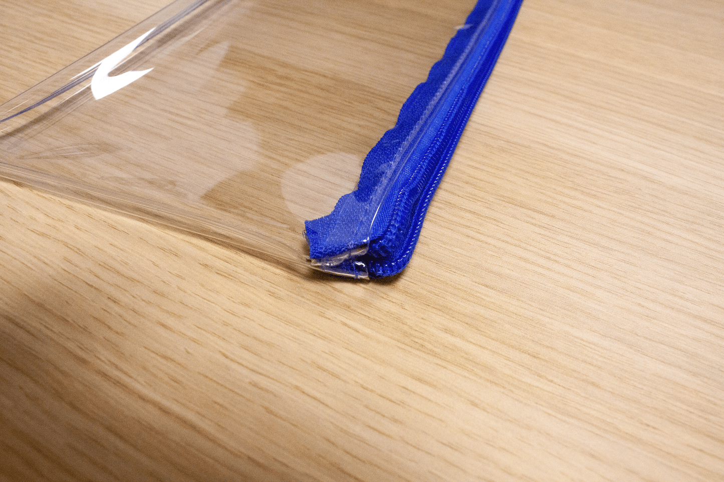 Clear PVC Flat Pencil Case - 33x12.7cm