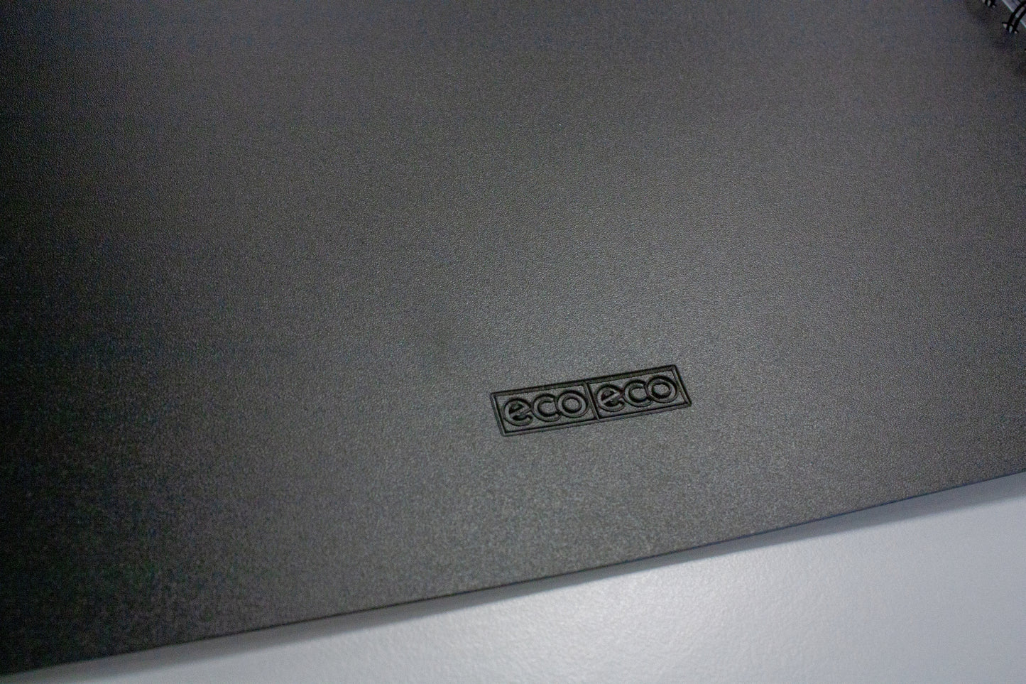 A3 90% Recycled 60 Pocket Fold Flat Spiral Display Book