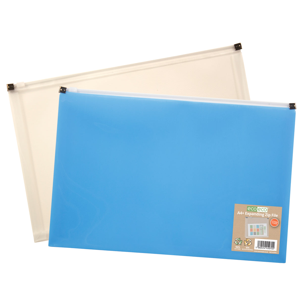 A4+ 50% Recycled Expanding Zip File – eco-eco Stationery